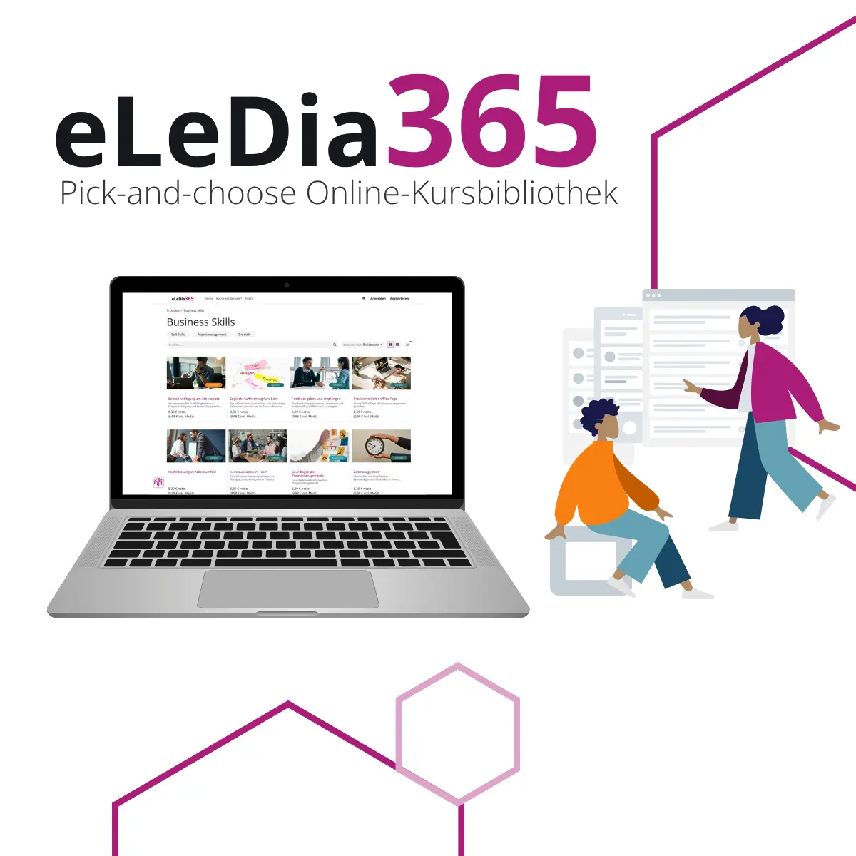 eLeDia365 – Entdecken Sie direkt nutzbare Online-Kurse für die berufliche Weiterbildung – kompakt, unkompliziert